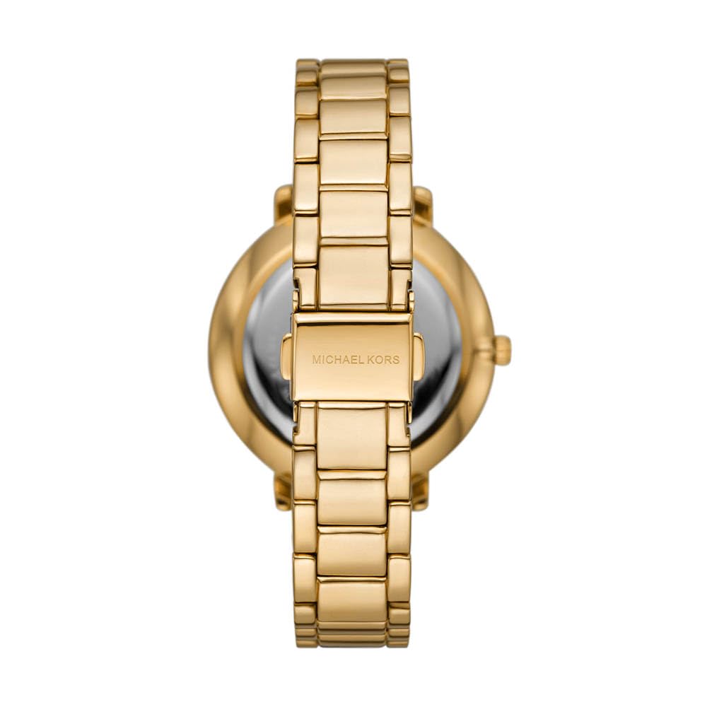 Reloj Michael Kors Pyper para Mujer – Movimiento de Cuarzo, 38 mm, Negro Azabache y Dorado