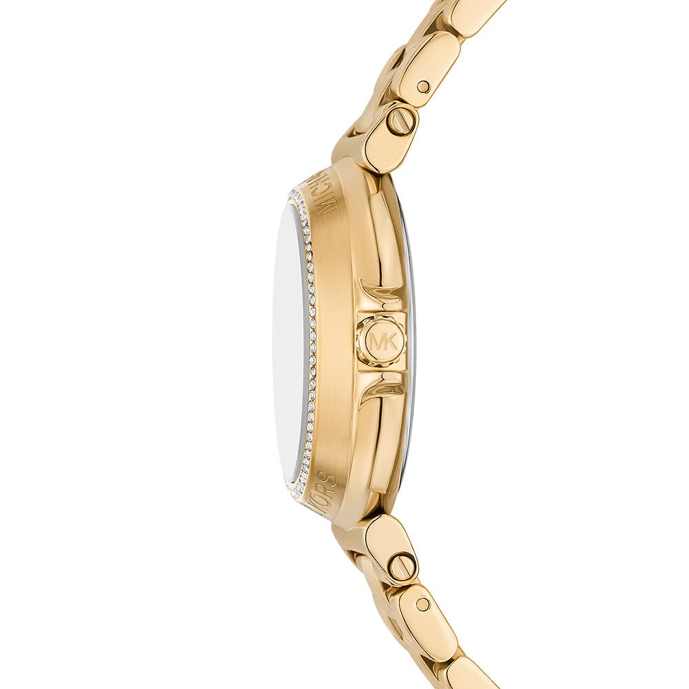 Reloj Michael Kors Maren para Mujer – Cuarzo 3 Agujas, Correa de Acero o Piel, Oro Sepia 33 mm
