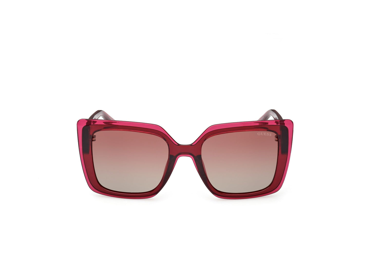 Gafas de Sol Mujer Guess GU7908 – Montura Rojo Burdeos Brillante, Lentes 45 mm, Protección UV400