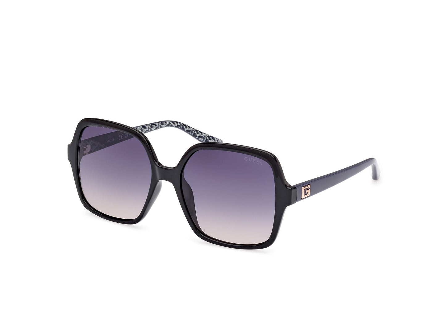 Gafas de Sol Mujer GUESS GU7921-H – Color Negro Brillante, Lentes 53,9 mm, Protección UV400