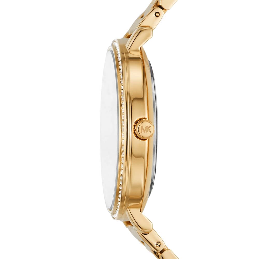 Reloj Michael Kors Pyper para Mujer – Movimiento de Cuarzo, 38 mm, Negro Azabache y Dorado