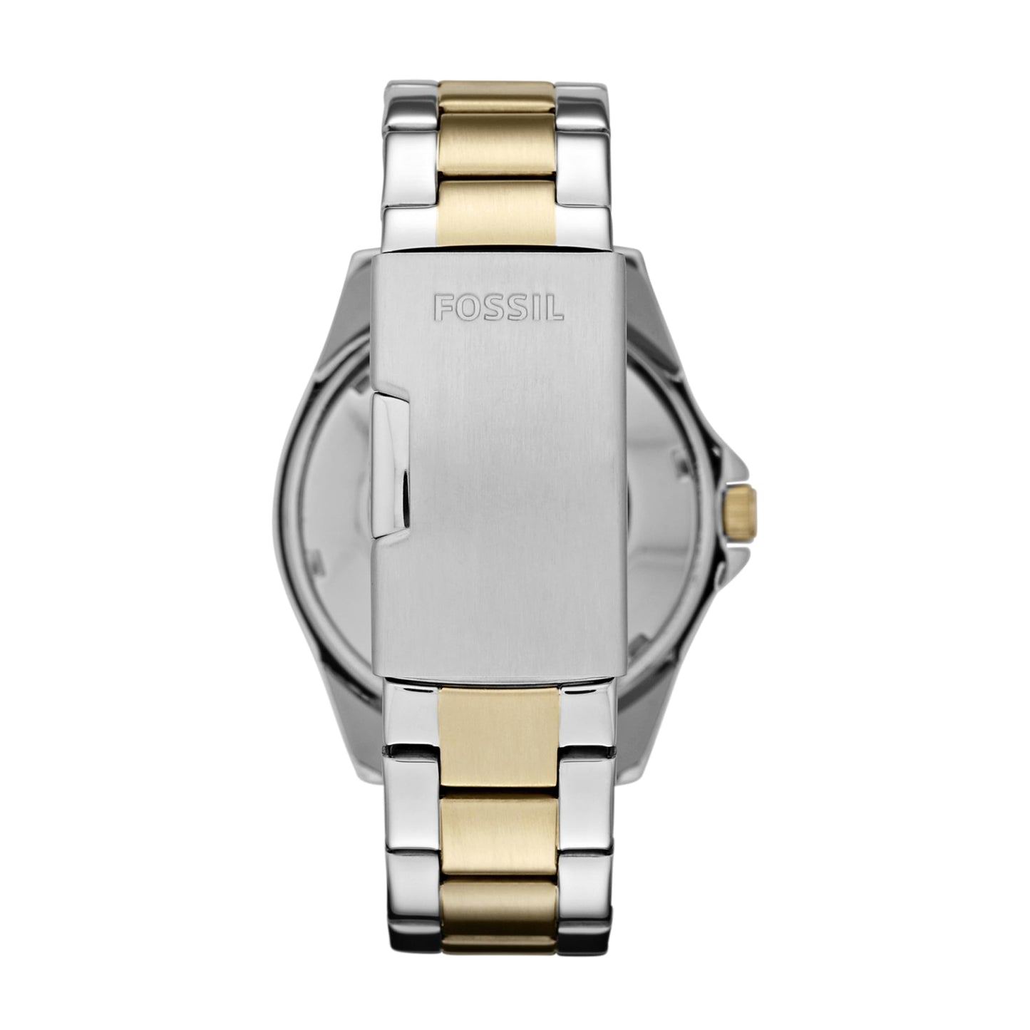 Reloj Fossil Riley para Mujer – Cronógrafo, Caja 38 mm, Acero Bicolor Plata y Oro