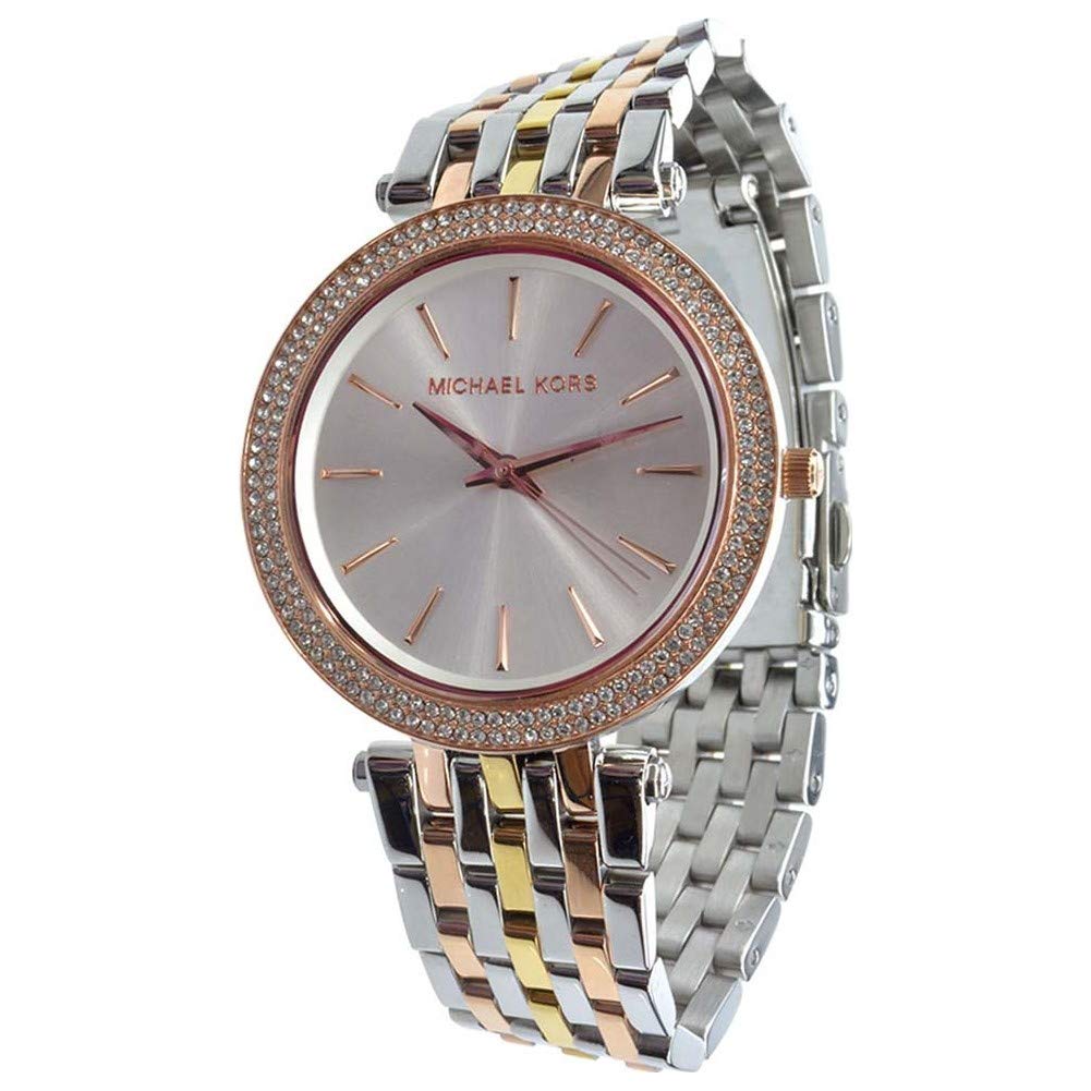 Reloj Michael Kors MK3203 para Mujer – Movimiento de Cuarzo, Caja 39 mm, Acero Inoxidable Dorado