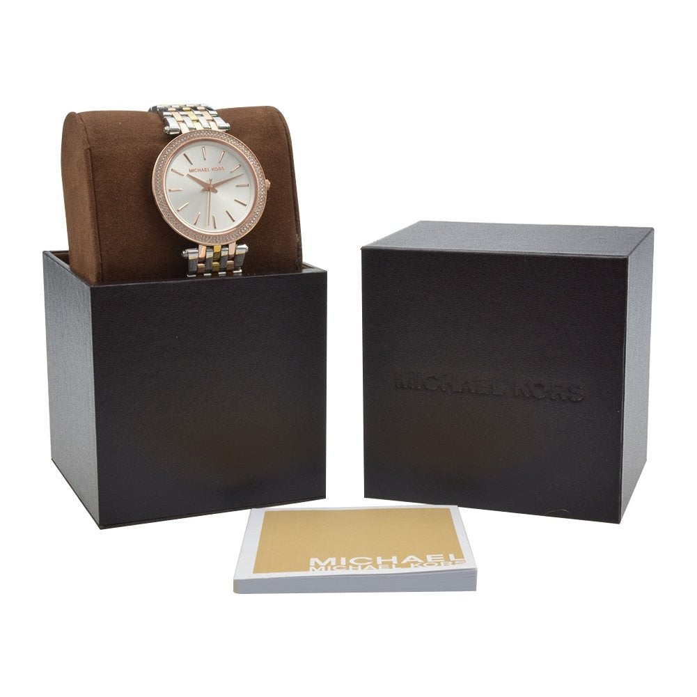 Reloj Michael Kors MK3203 para Mujer – Movimiento de Cuarzo, Caja 39 mm, Acero Inoxidable Dorado