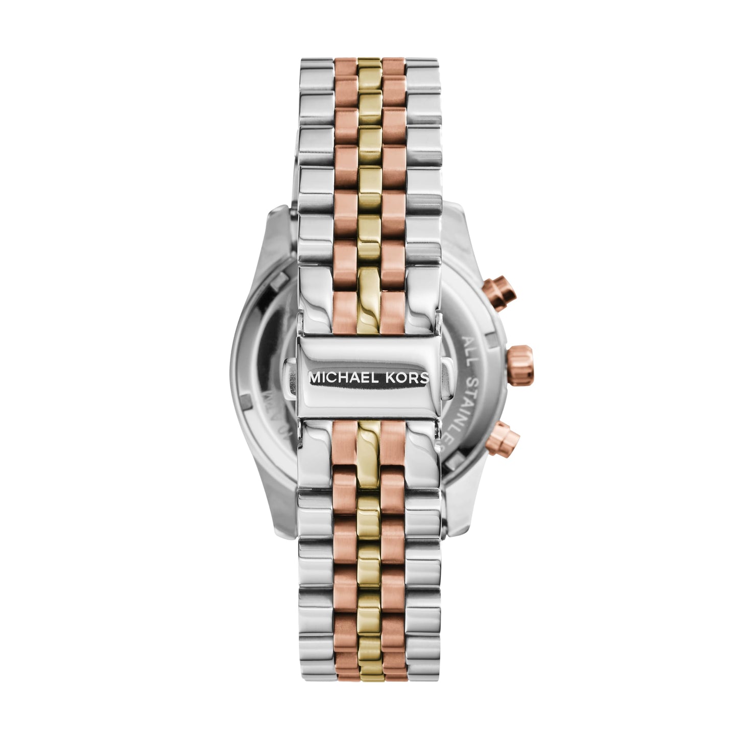 Reloj Michael Kors Lexington para Mujer – Cronógrafo de Cuarzo, Acero Inoxidable Bicolor Plata y Oro, Modelo MK5735
