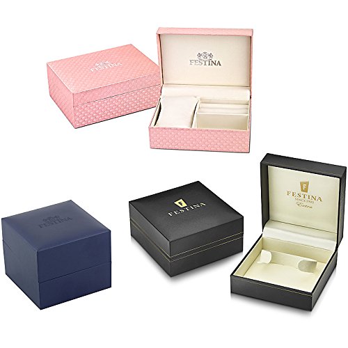 Reloj Festina para Mujer F20021/2 – Swiss Made, Caja y Correa de Acero Inoxidable Dorado
