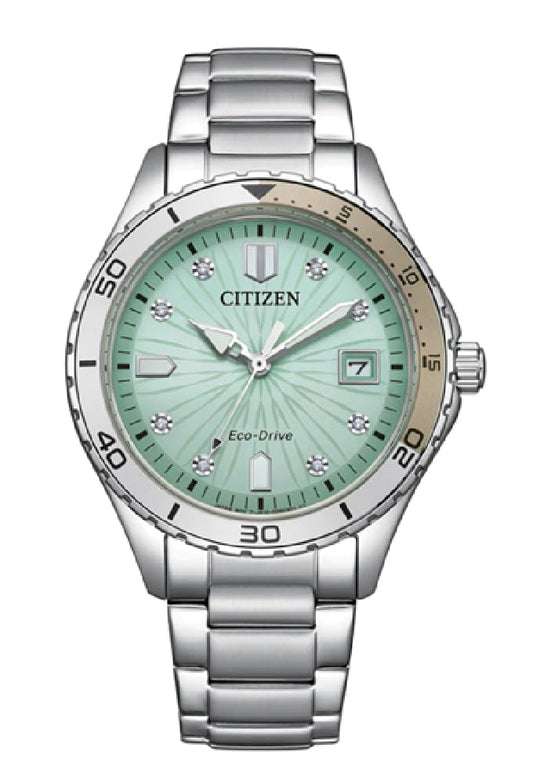 Reloj Citizen FE6170-88L para Mujer – Movimiento Eco-Drive, Acero Inoxidable, Esfera Azul