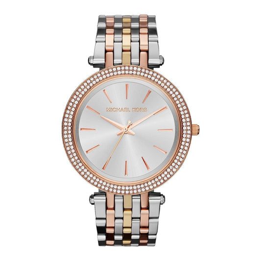 Reloj Michael Kors MK3203 para Mujer – Movimiento de Cuarzo, Caja 39 mm, Acero Inoxidable Dorado