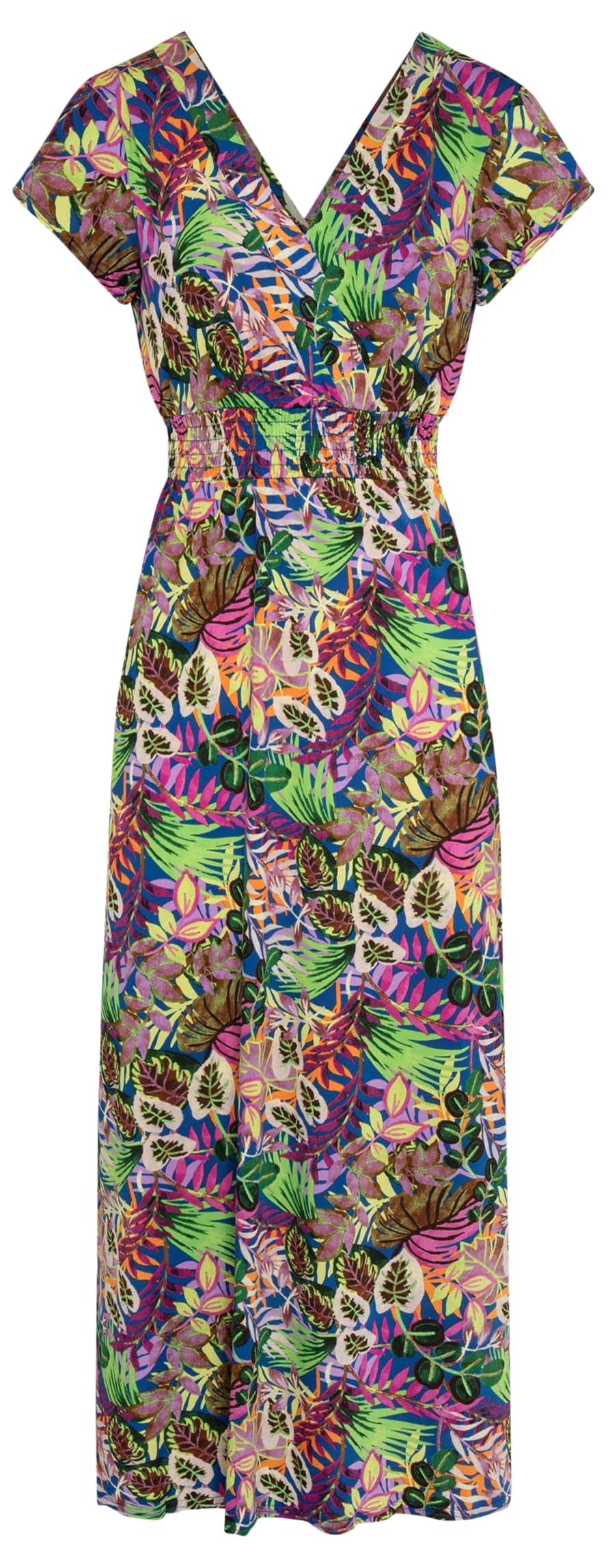Vestido Largo Estampado Multicolor para Mujer – Morgan, Talla 34