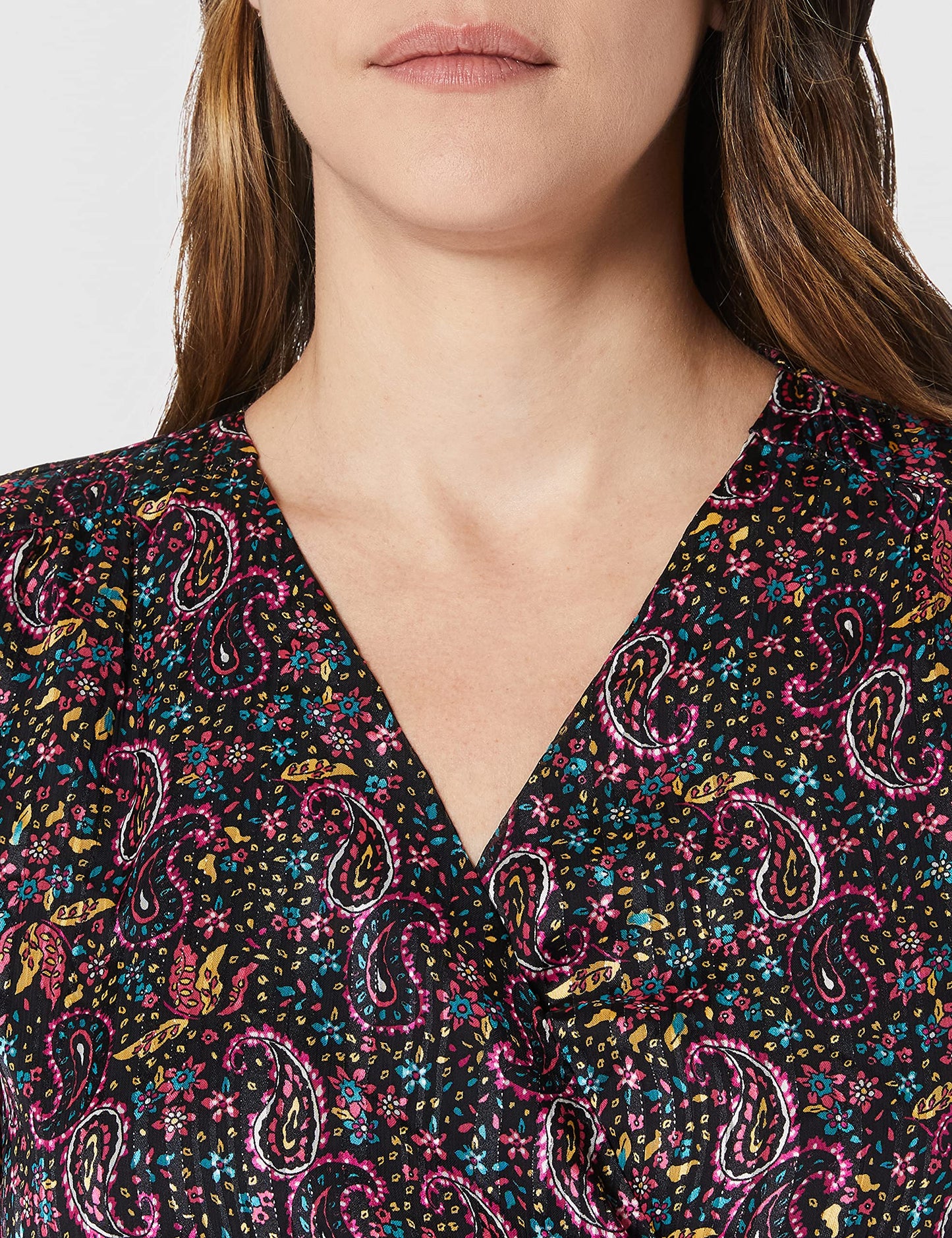 Vestido Largo Informal para Mujer Morgan Rcode – Estampado Elegante, Color Negro, Talla 42